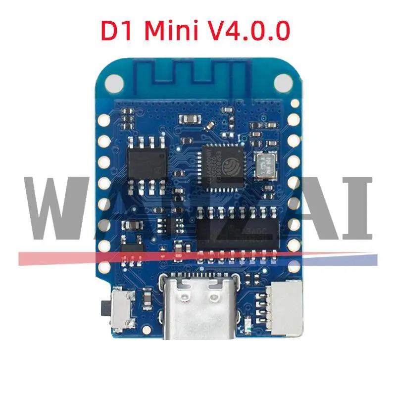 WEMOS D1 ̴ TYPE-C USB  繰 ͳ  , V4.0.0, ESP8266, 4MB ũ̽ Nodemcu Arduino ȣȯ